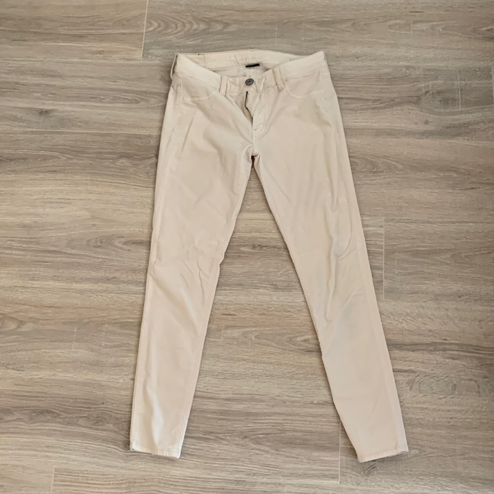 American Eagle suede crème color pants